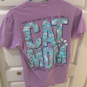 Nothing better than being a cat mom tshirt